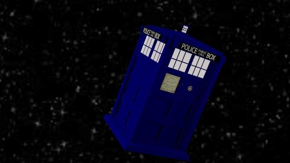 Tardis doctor who in space Free 3D model