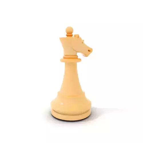 Ivory Chess Knight model pack
