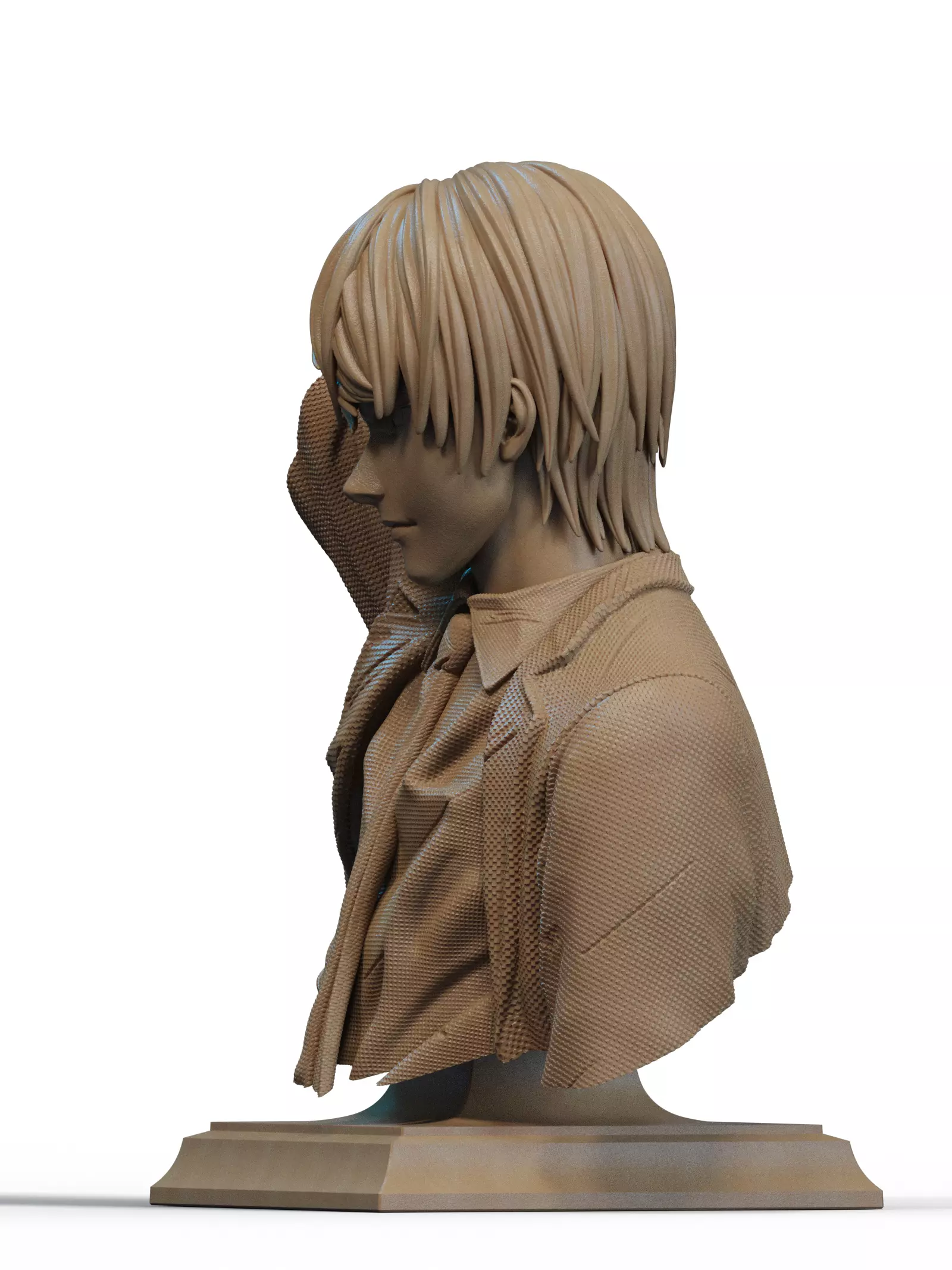 Light Yagami Bust 3D Print 3D print model_1