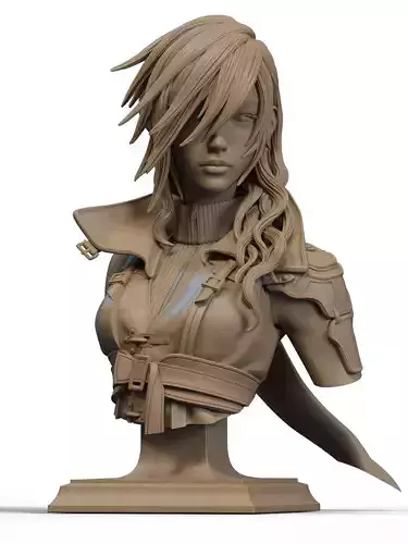 Lightning Bust 3D Print