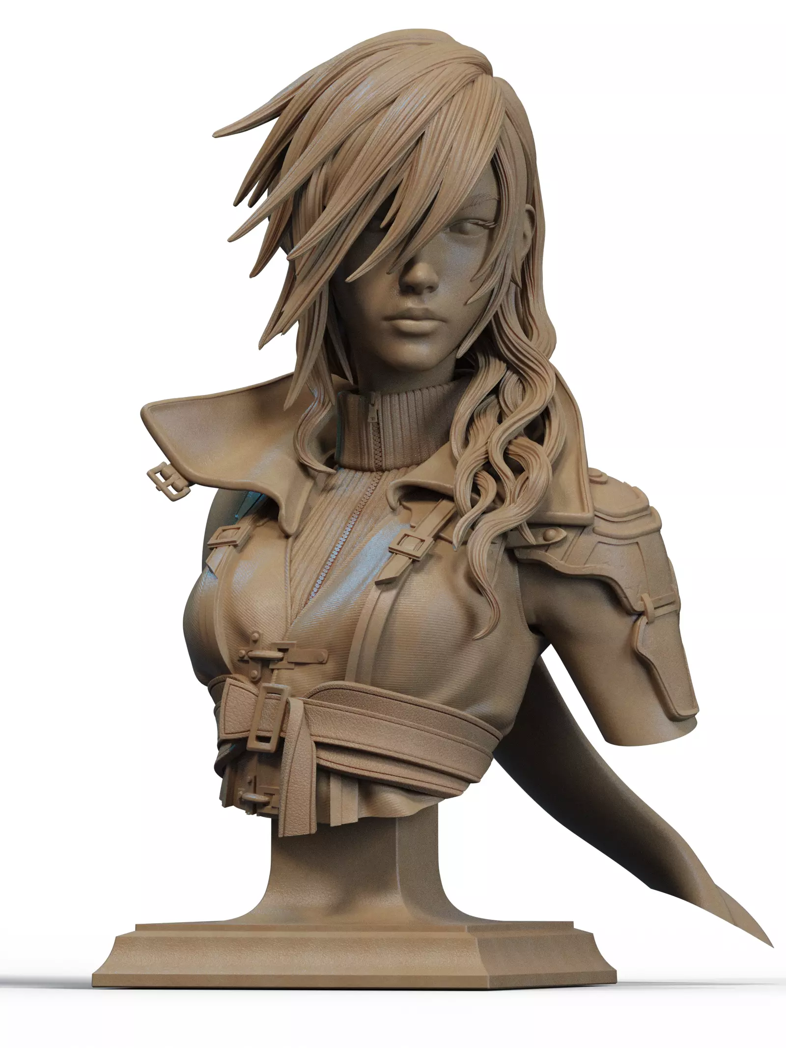 Lightning Bust 3D Print 3D print model