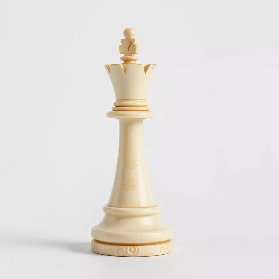 Ivory Chess King model pack Low-poly 3D model_2