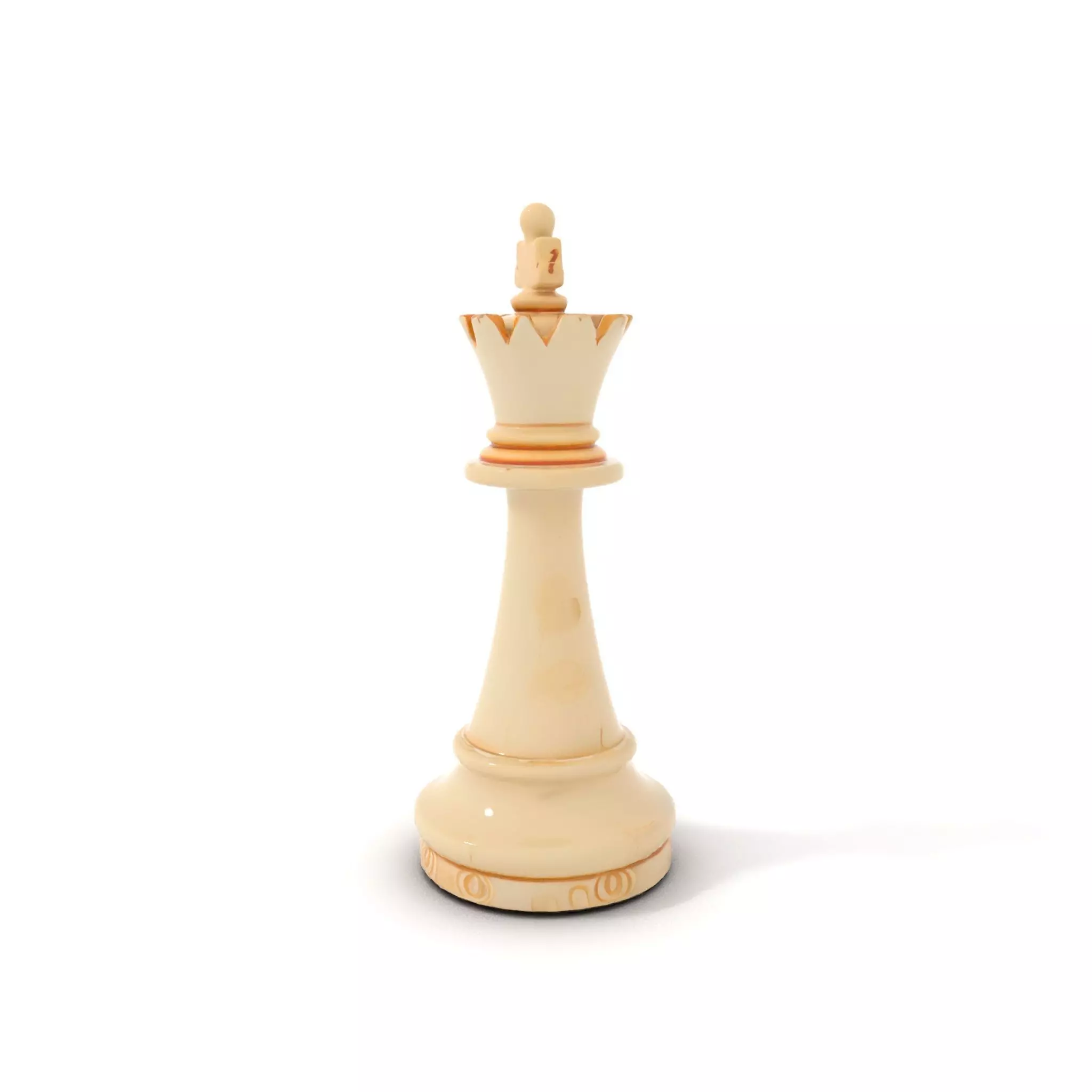 Ivory Chess King model pack Low-poly 3D model_6