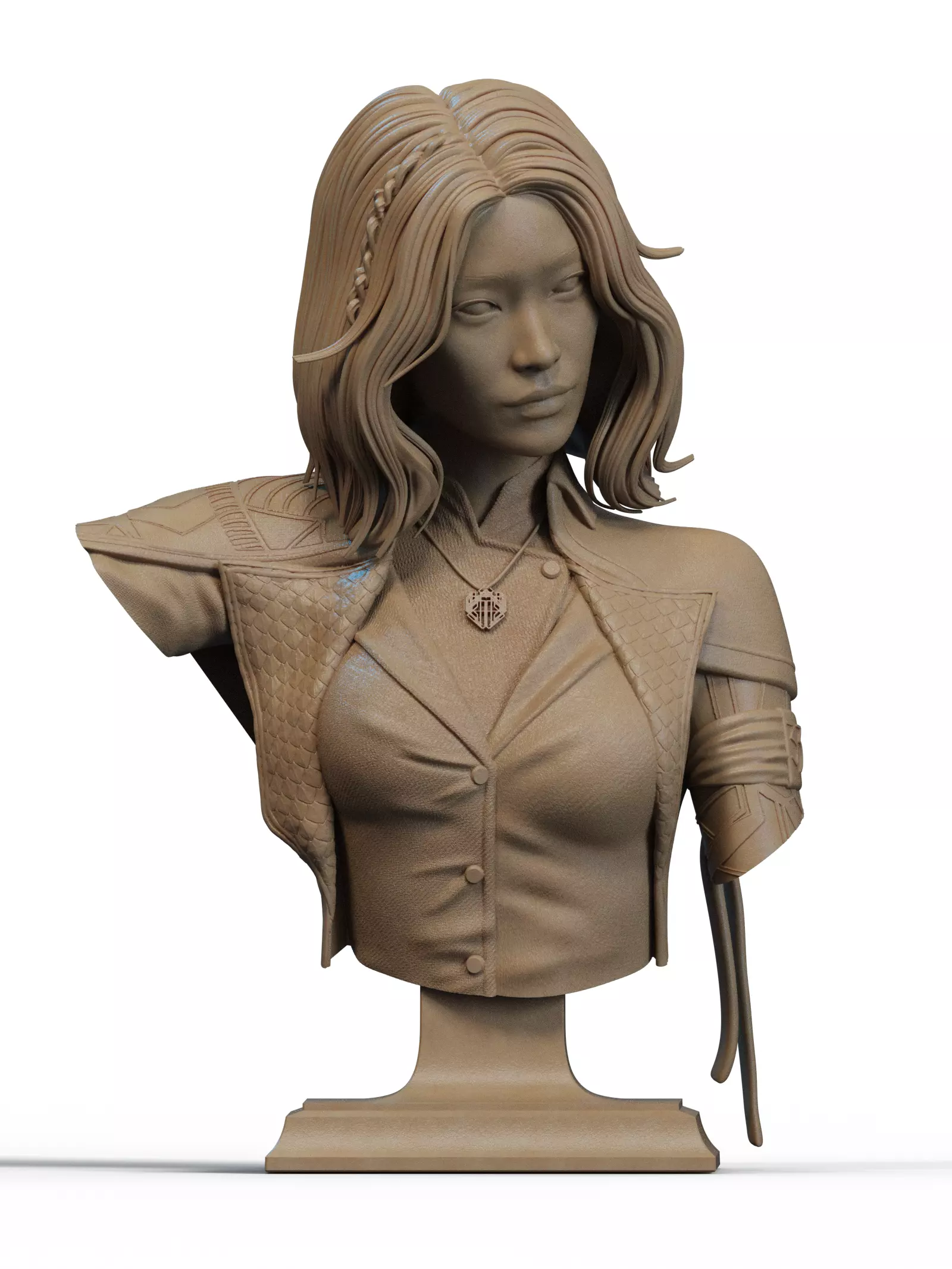 Lune Bust 3D Print 3D print model