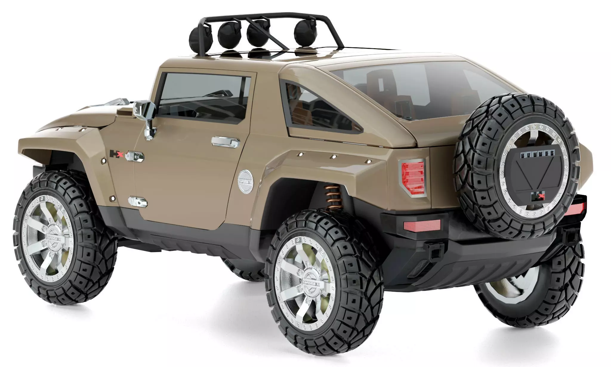 Hummer HX 3D model_3