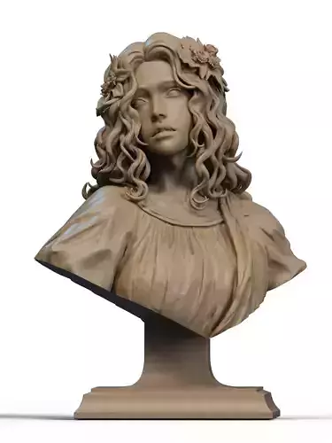 Muse Bust 3D Print 3D print model