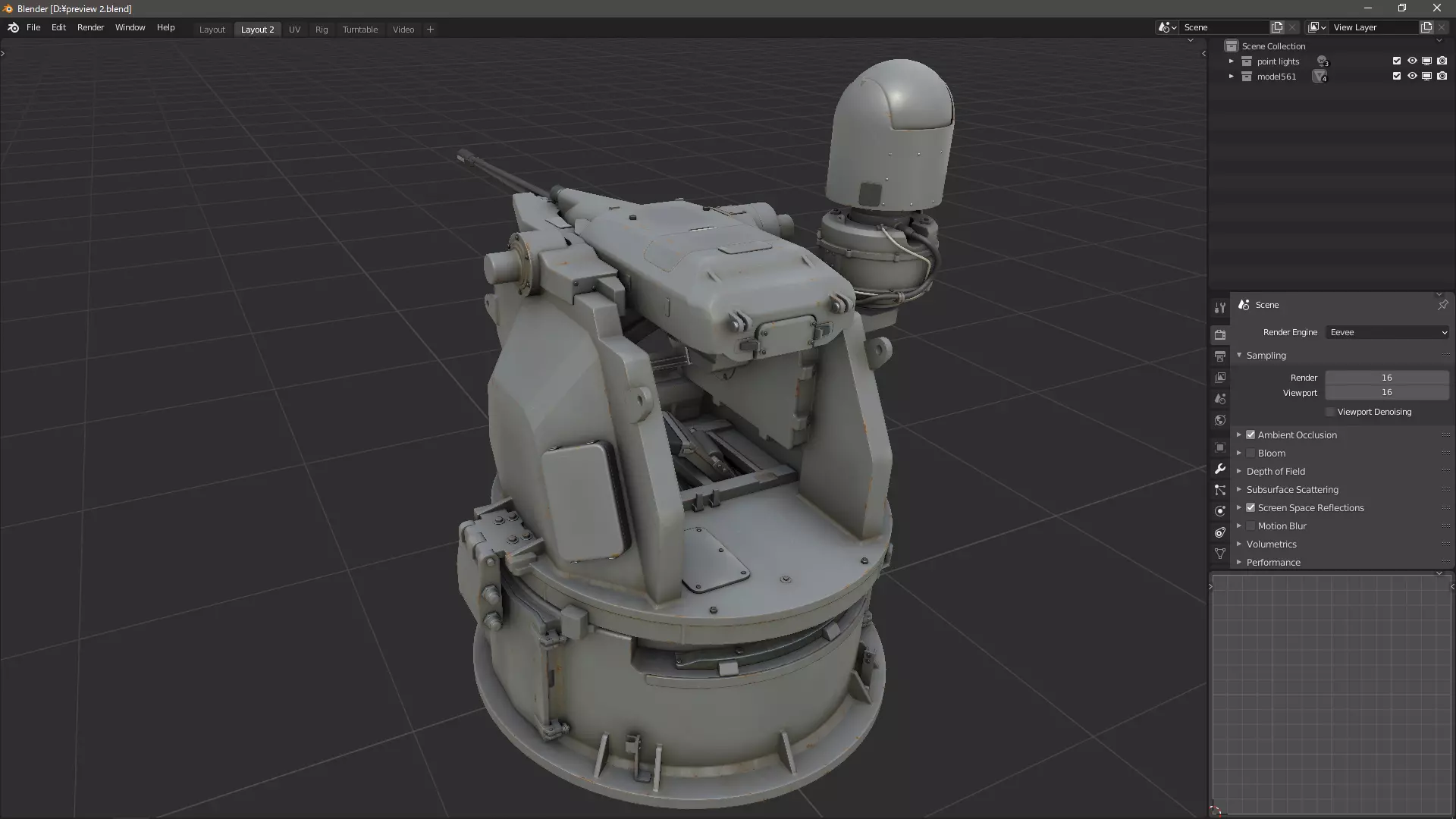 scifi-model561 scifi weapon 3D model_2