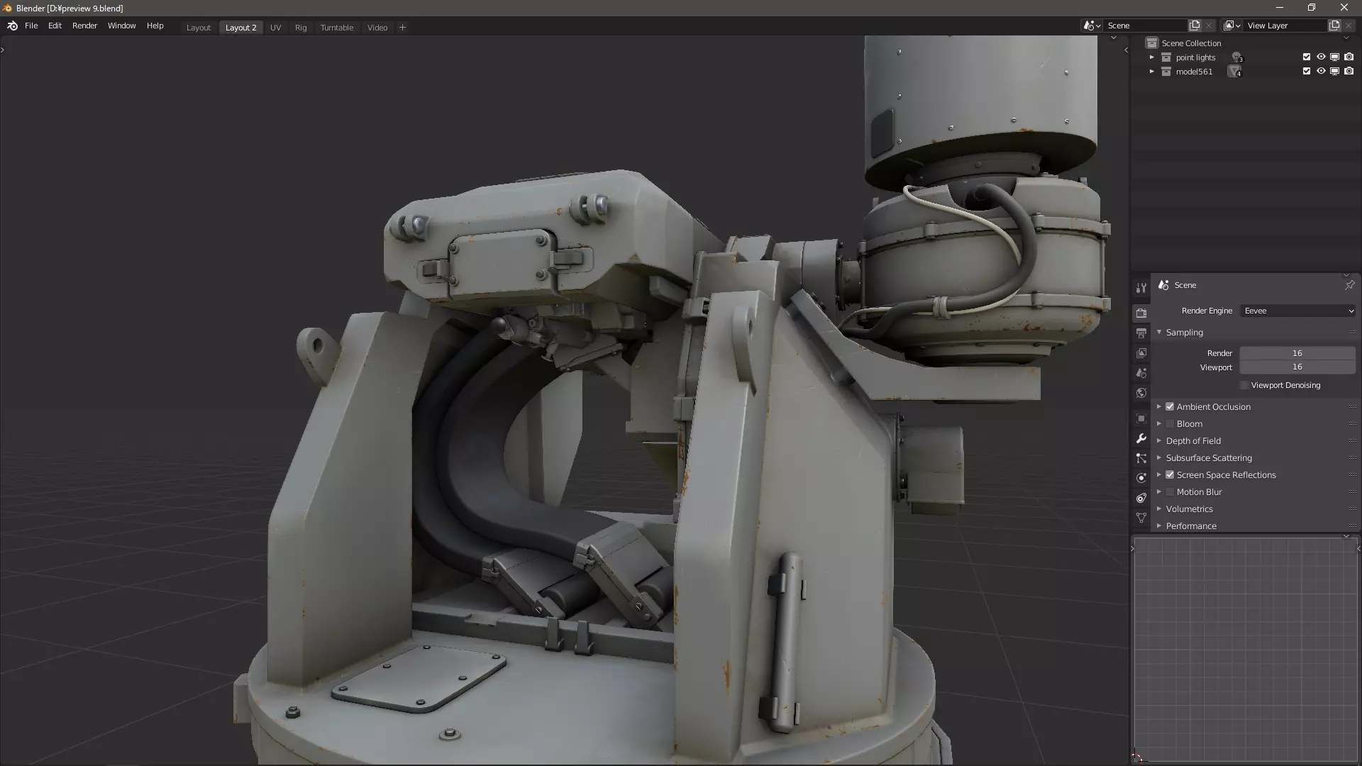 scifi-model561 scifi weapon 3D model_14