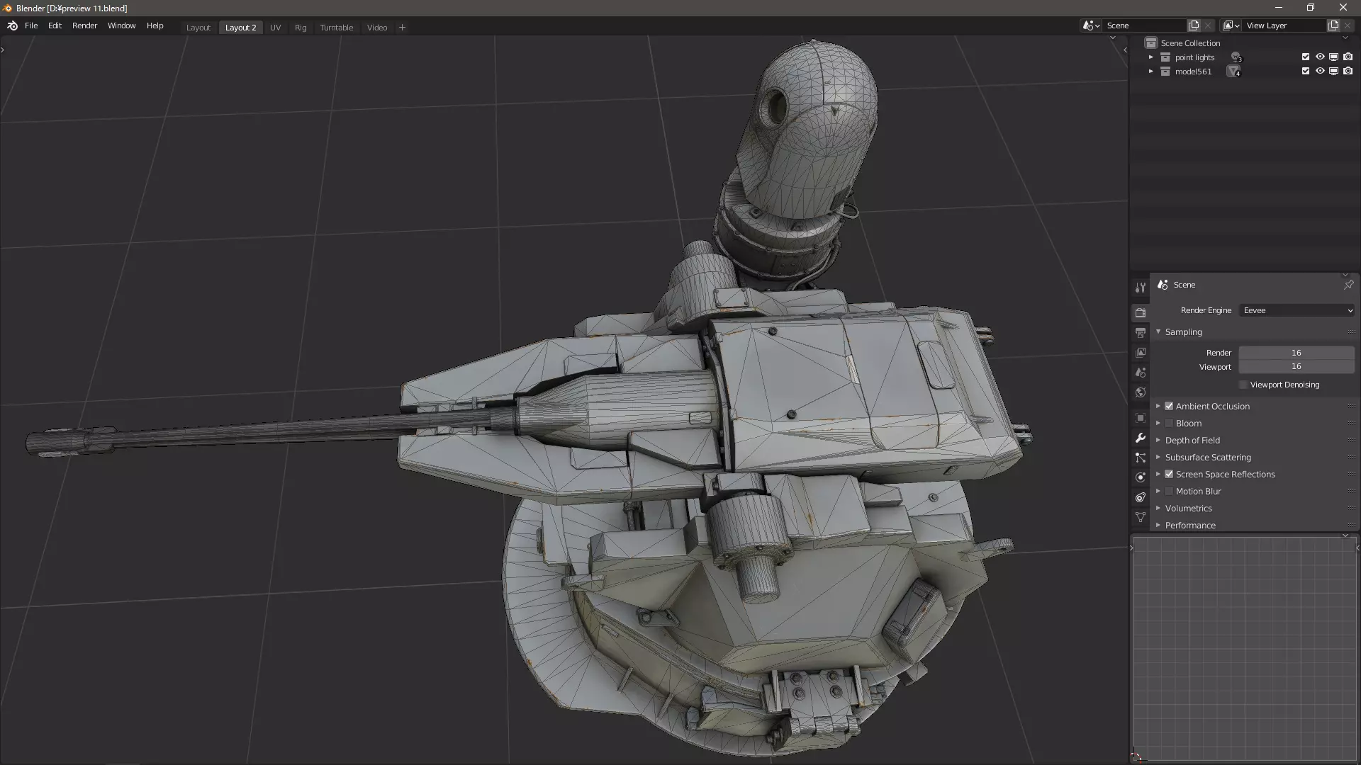 scifi-model561 scifi weapon 3D model_19