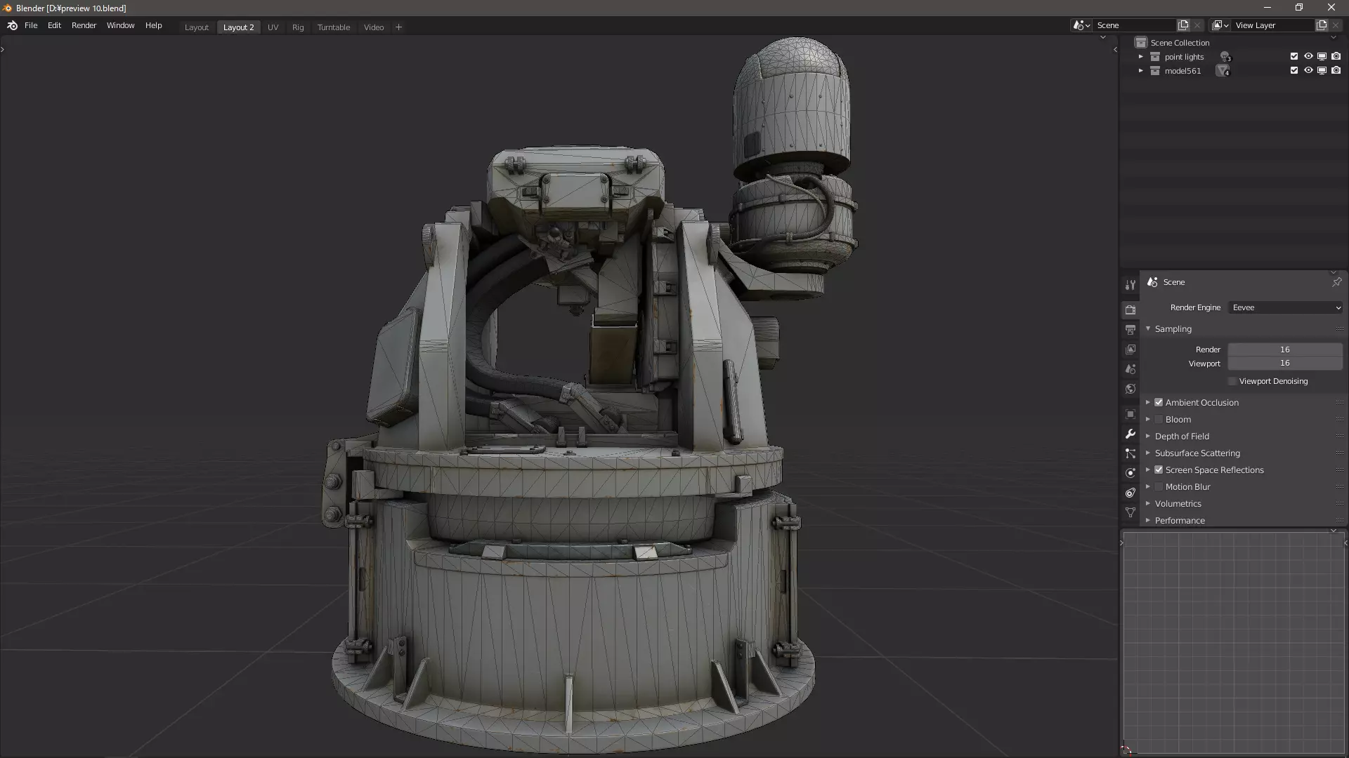 scifi-model561 scifi weapon 3D model_17