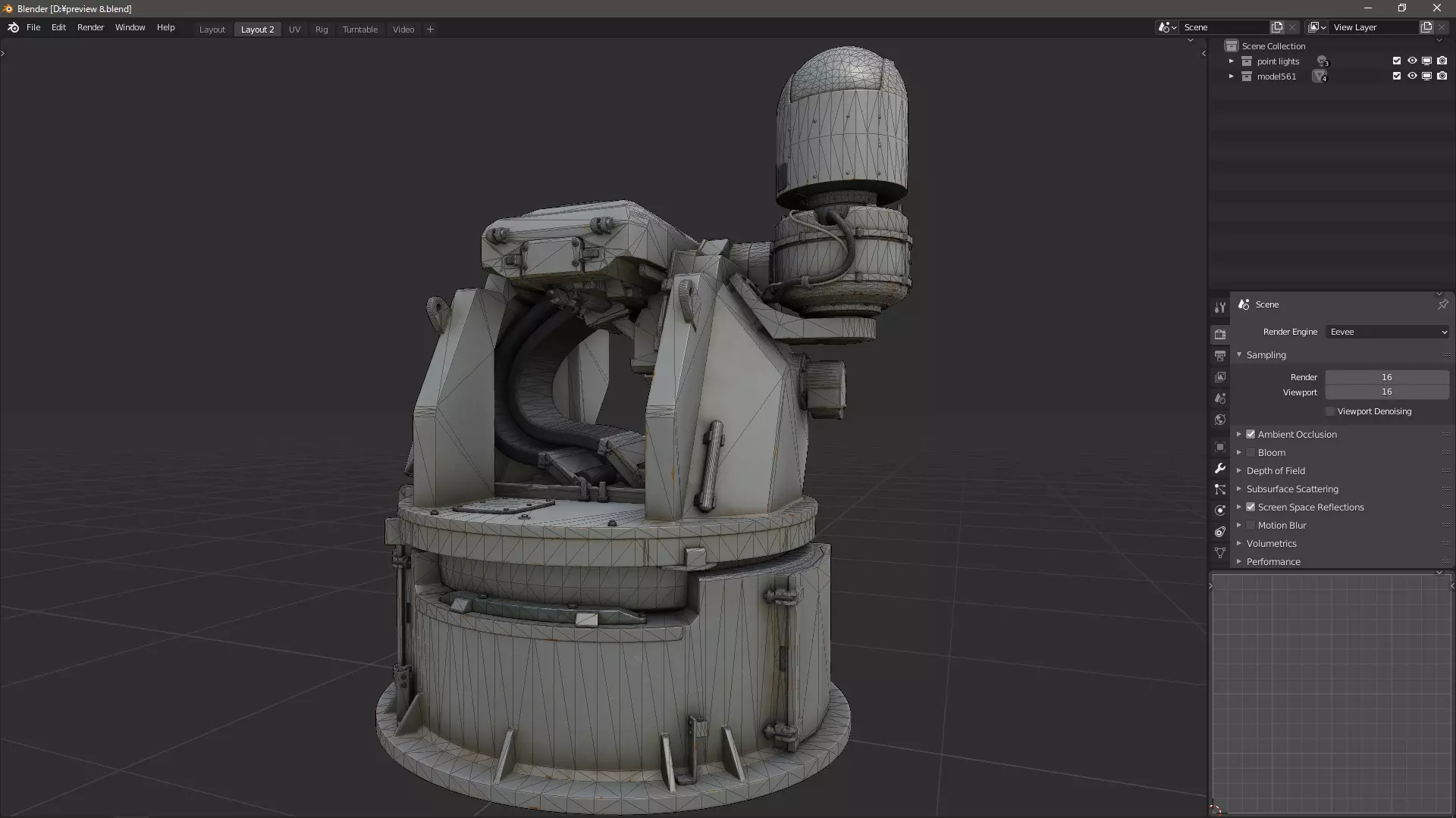 scifi-model561 scifi weapon 3D model_13