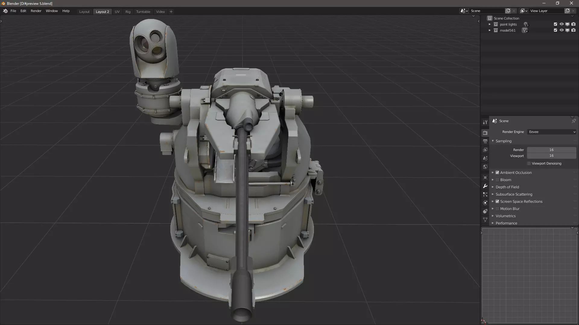 scifi-model561 scifi weapon 3D model_8