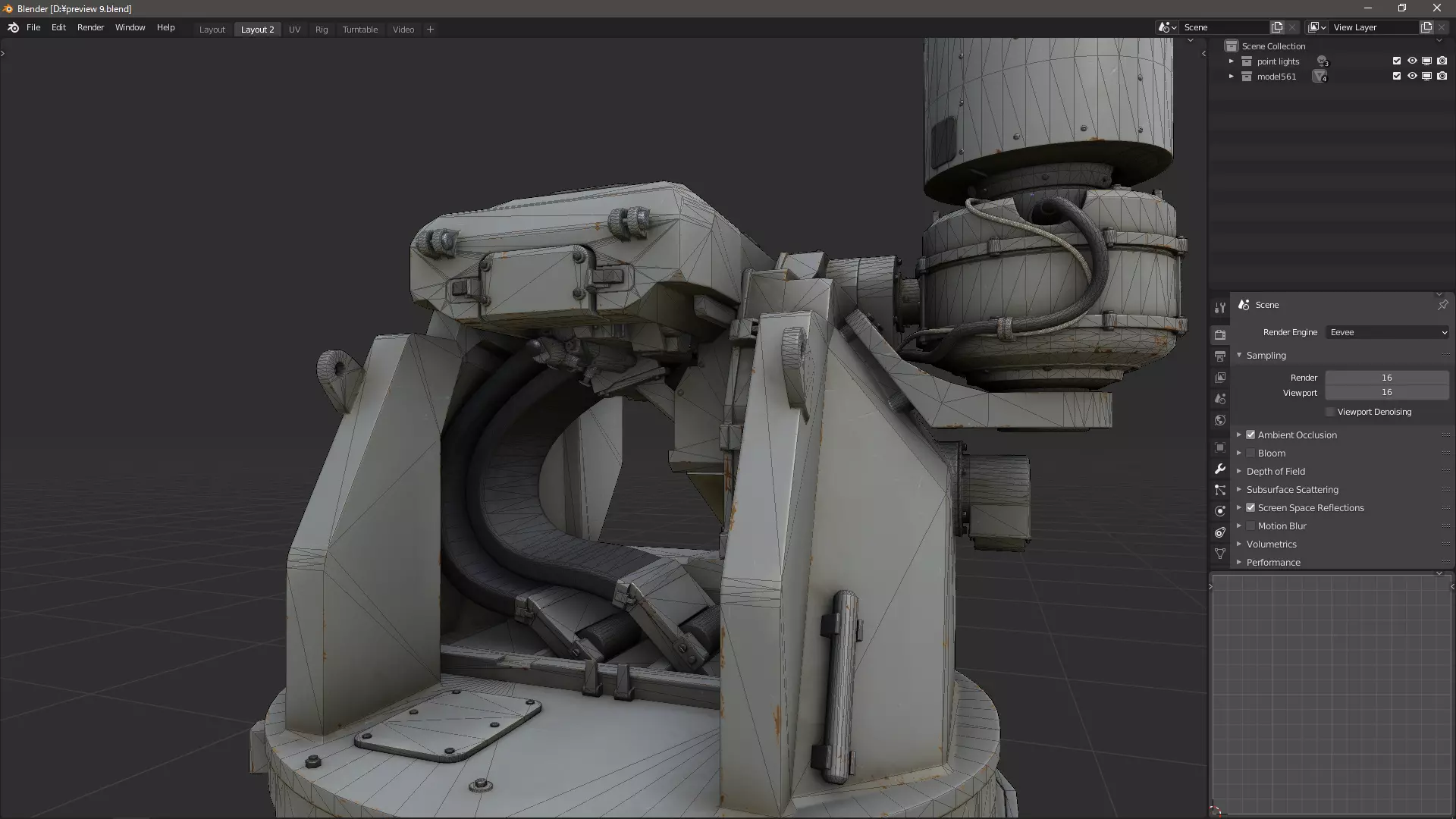 scifi-model561 scifi weapon 3D model_15