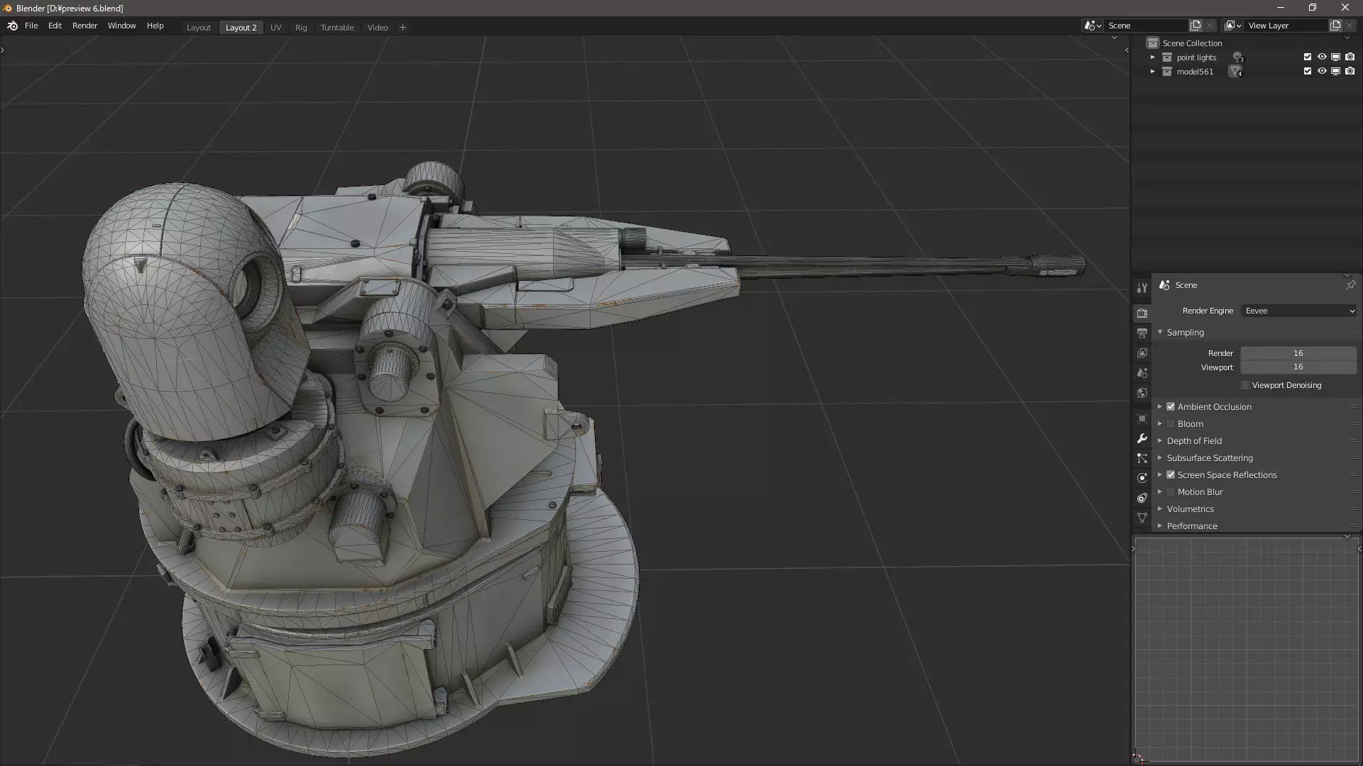 scifi-model561 scifi weapon 3D model_11