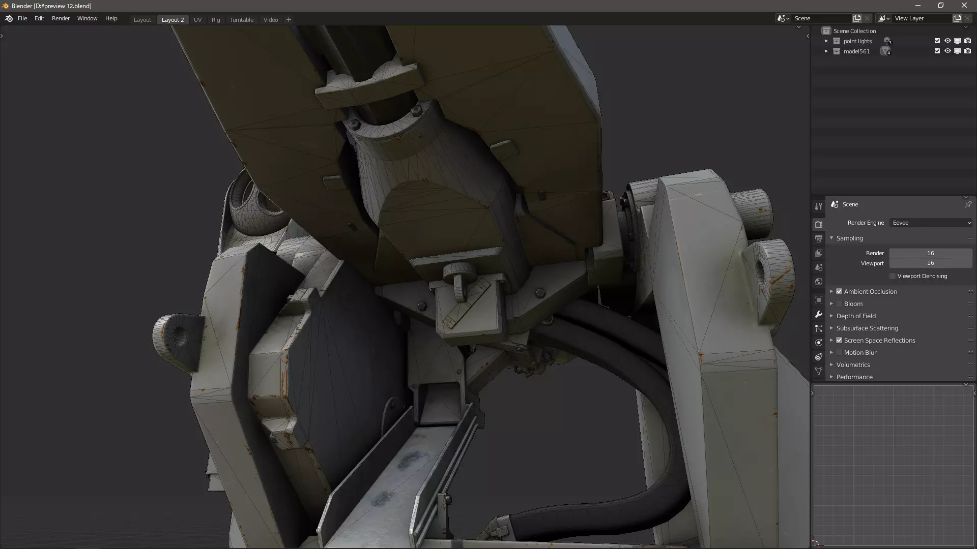 scifi-model561 scifi weapon 3D model_21