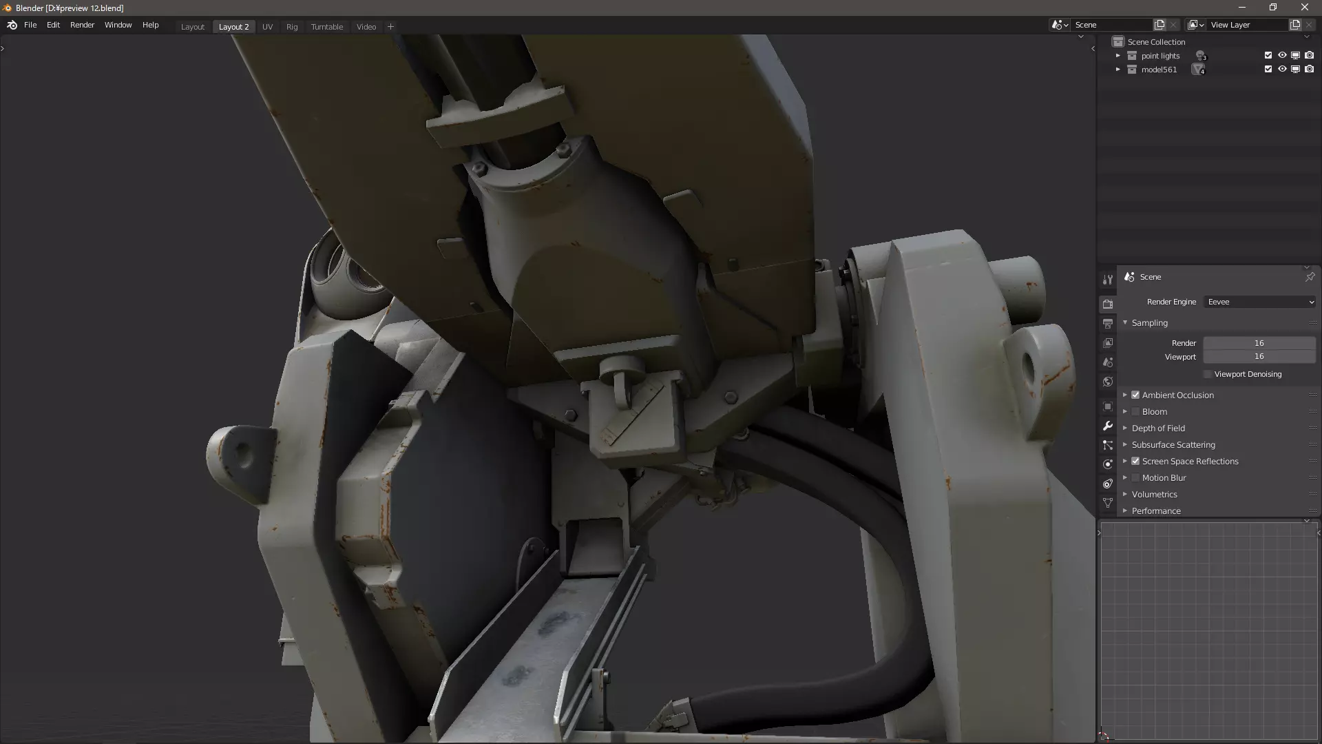 scifi-model561 scifi weapon 3D model_20