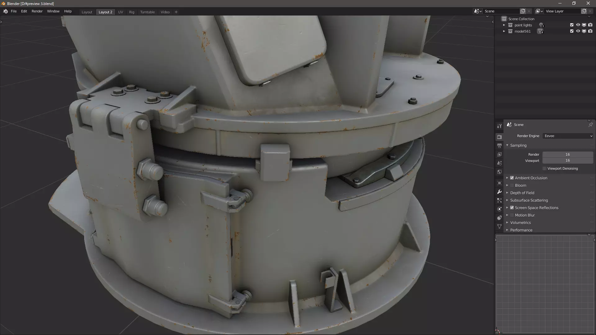 scifi-model561 scifi weapon 3D model_4