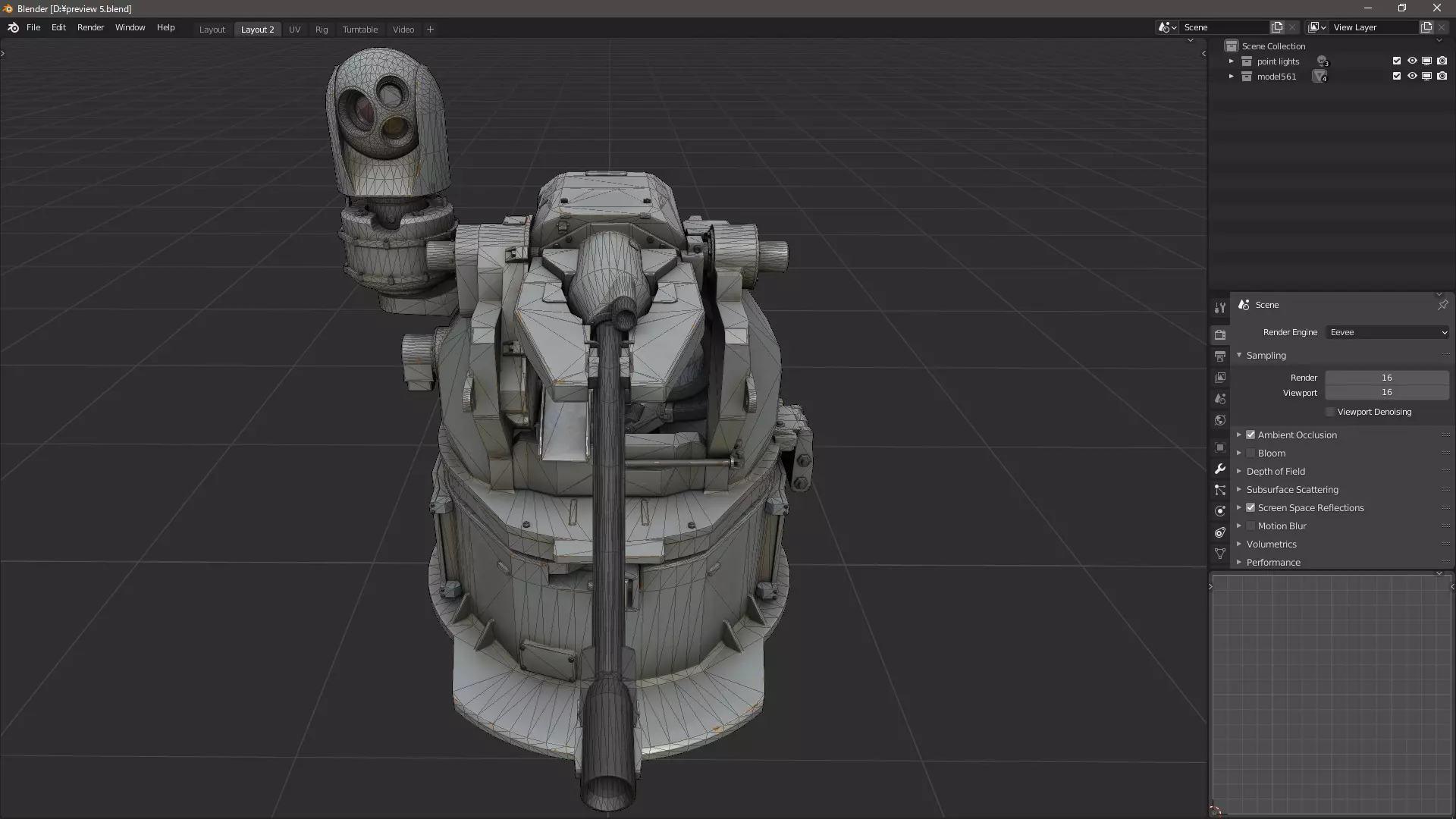 scifi-model561 scifi weapon 3D model_9