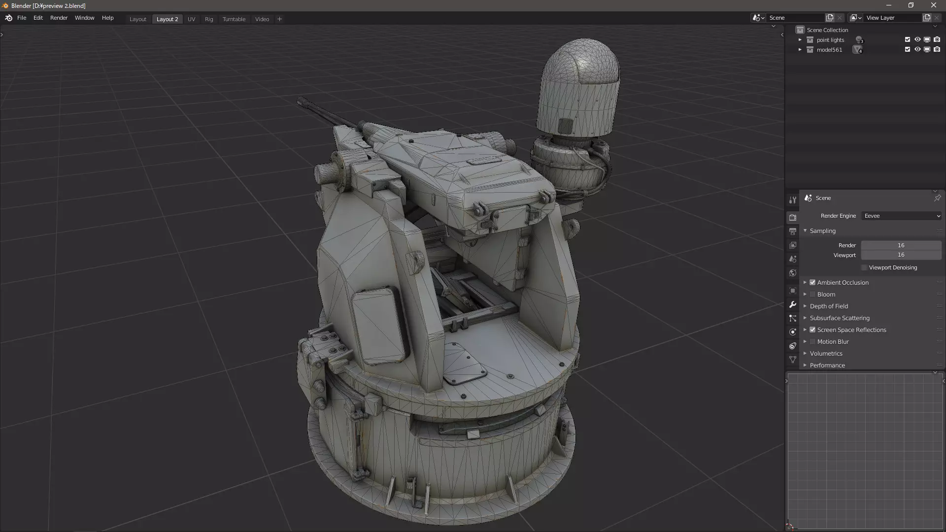 scifi-model561 scifi weapon 3D model_3