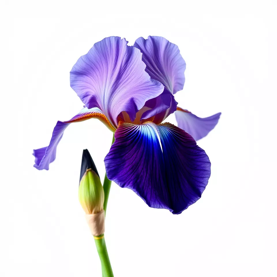 Vibrant Iris Flower model pack Low-poly 3D model_2