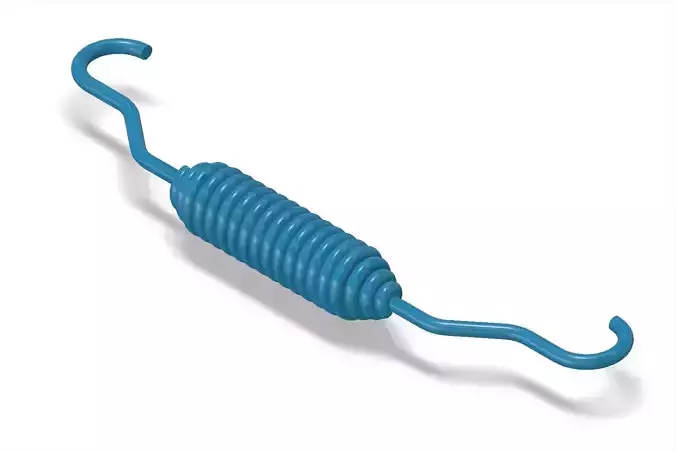 Retention spring brake shoes