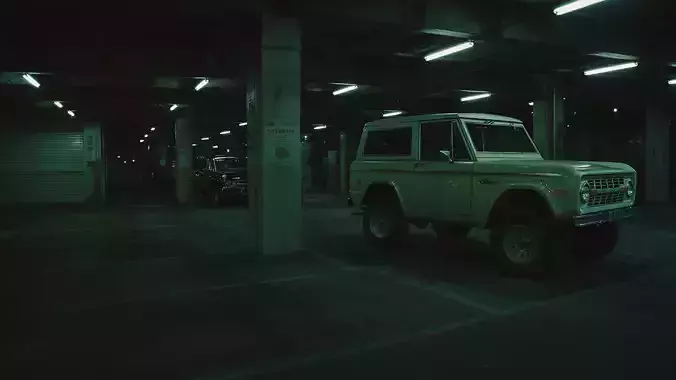1970s Ford Bronco  3D model 4