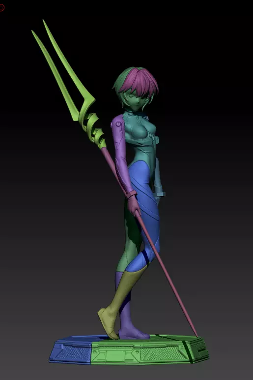 Rei Ayanami 3D Print 3D print model_5