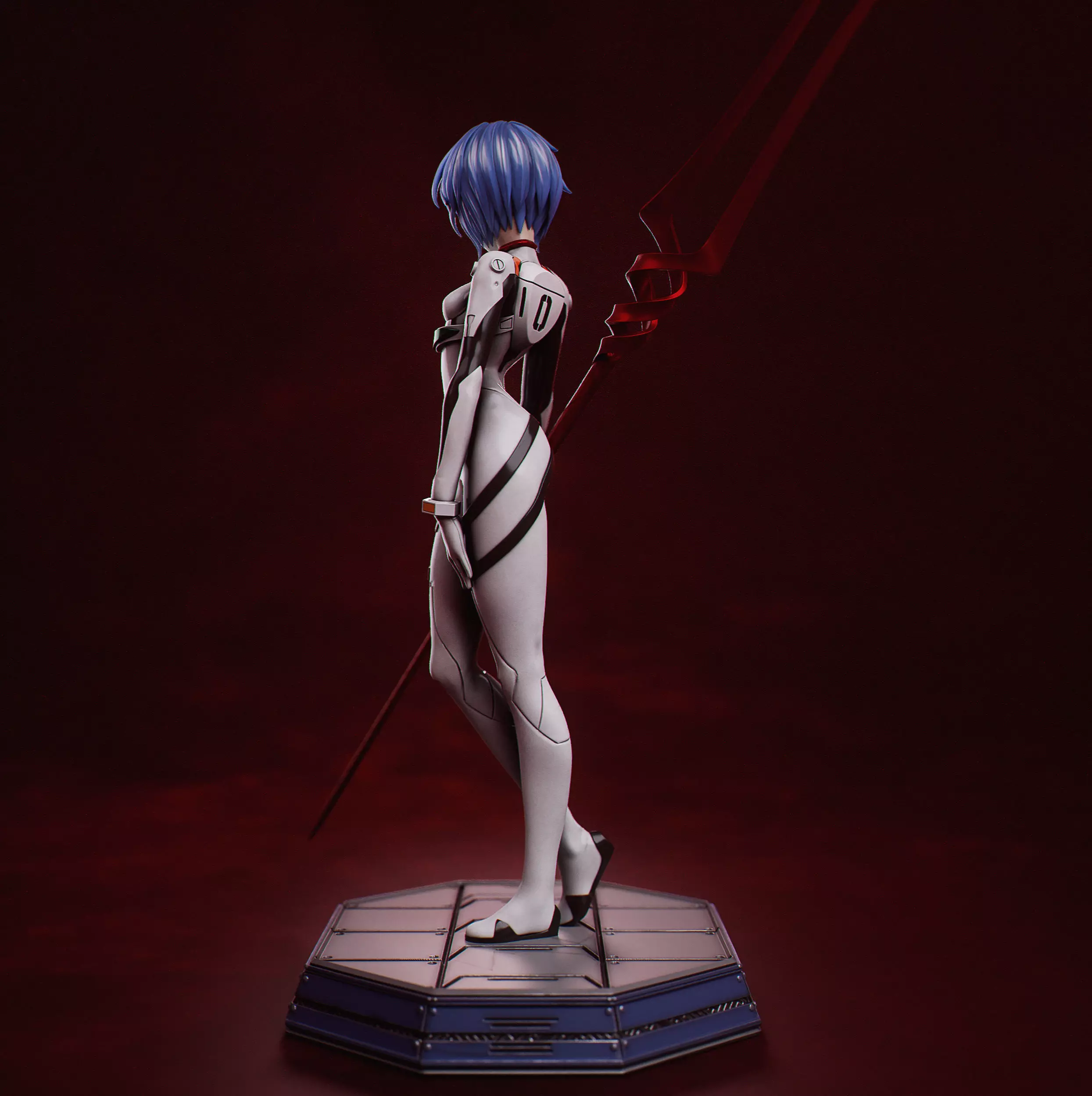 Rei Ayanami 3D Print 3D print model_1