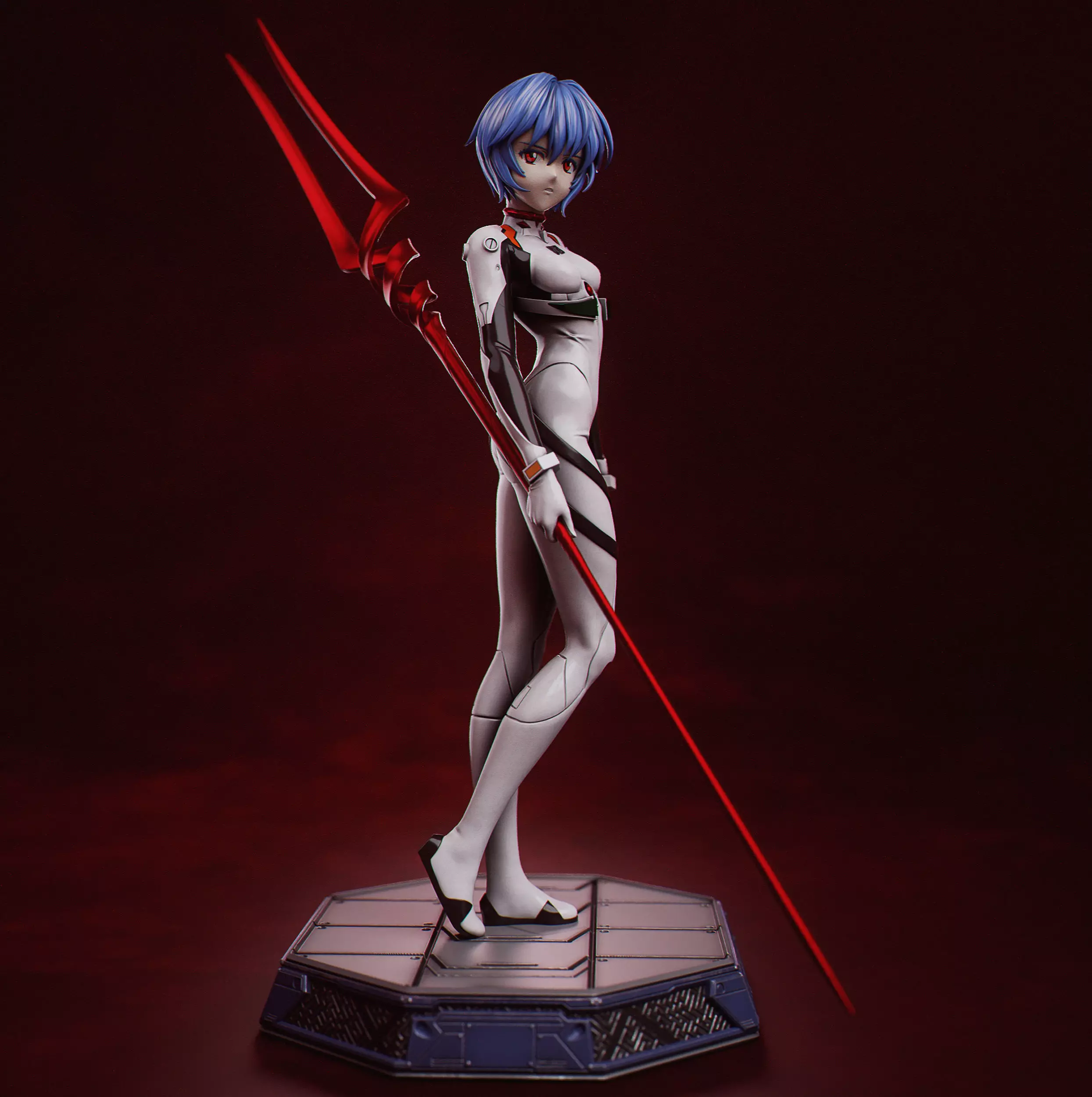 Rei Ayanami 3D Print 3D print model_0