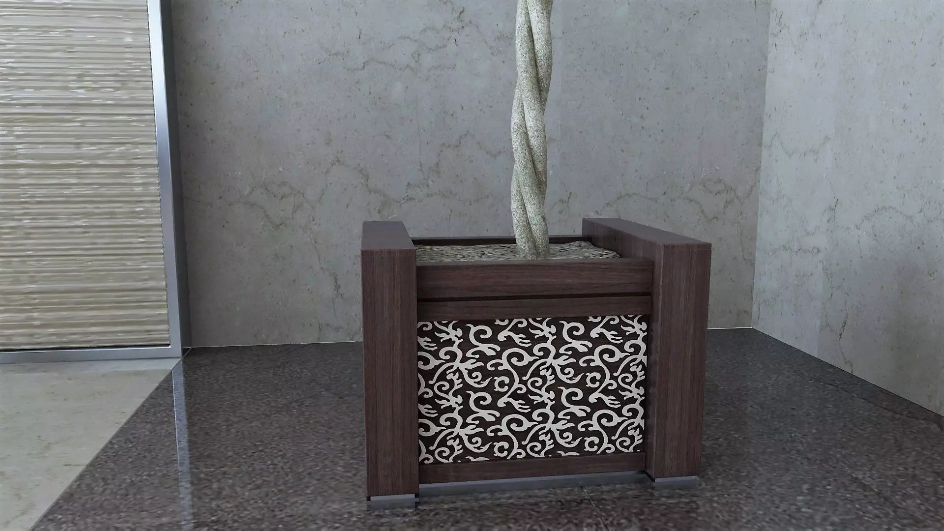 Bank Office Branch   3D model_12