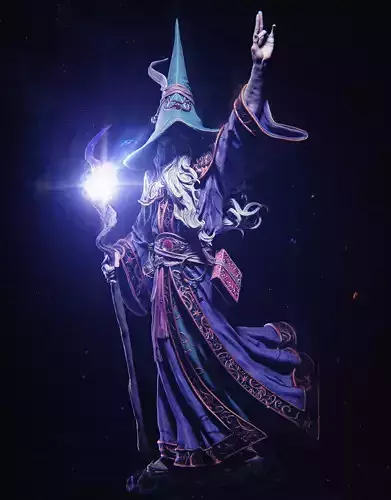 The Legendary Merlin 3D Print