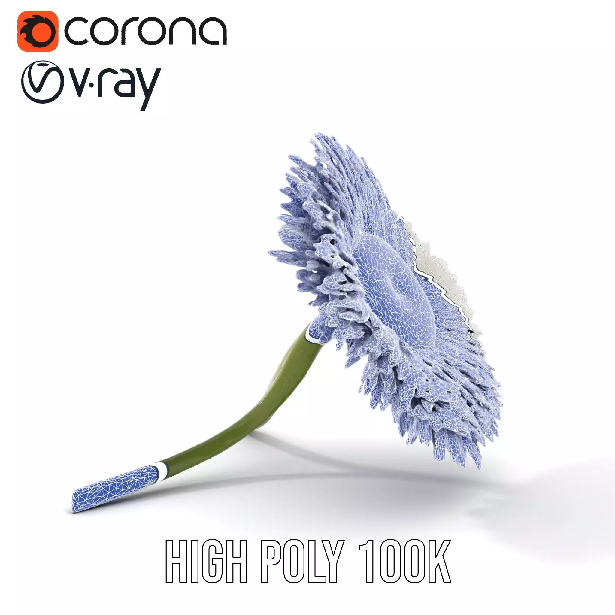 Elegant Daisy Flower model pack Low-poly 3D model_27