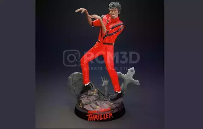 Michael Jackson Thriller statue 