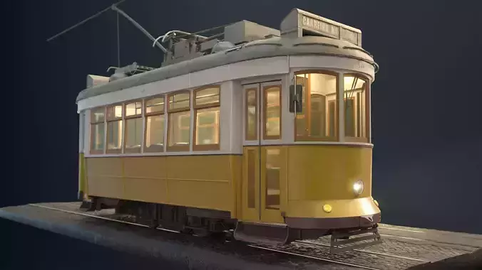 Lisbon Yellow Tram