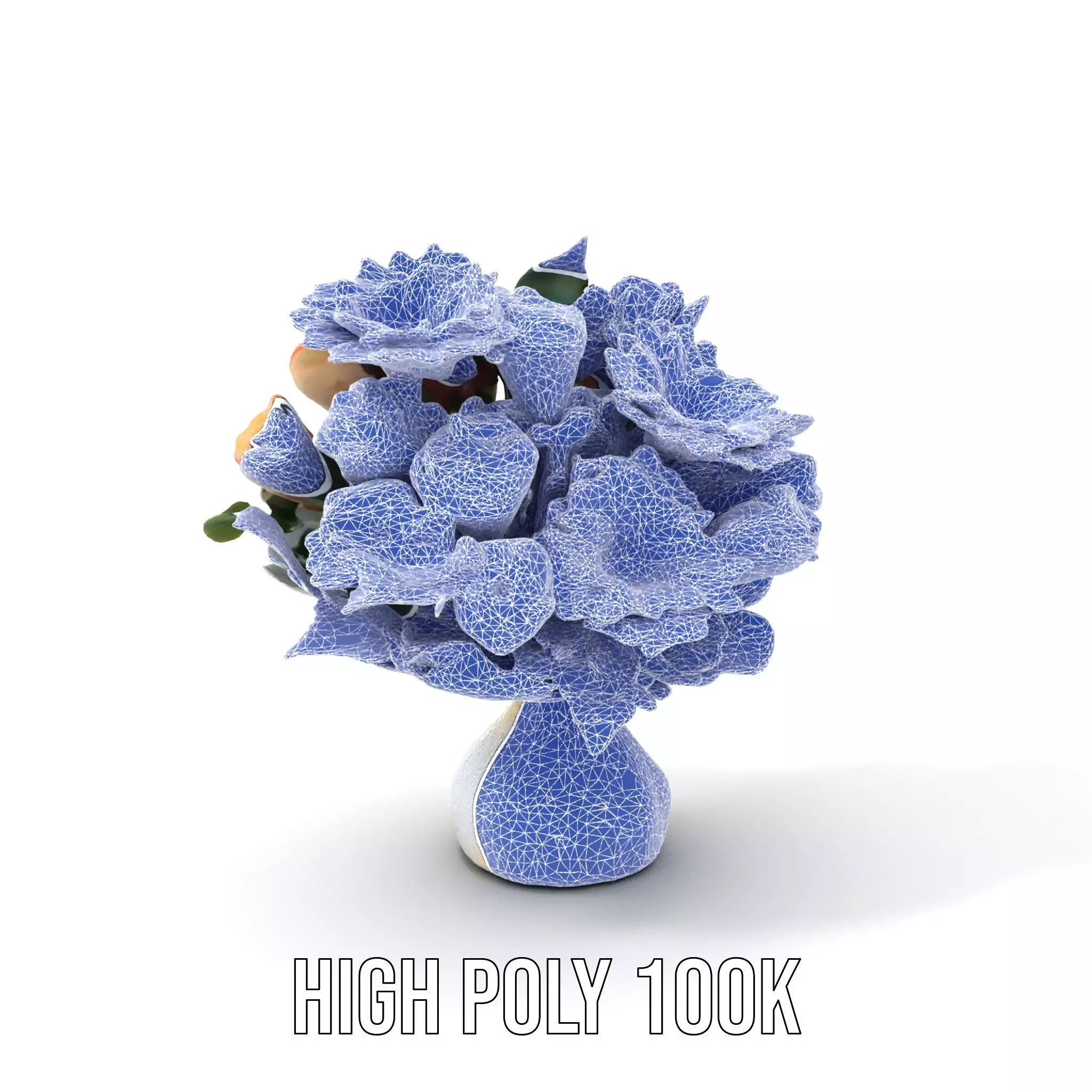 Vibrant Floral Bouquet model pack Low-poly 3D model_4