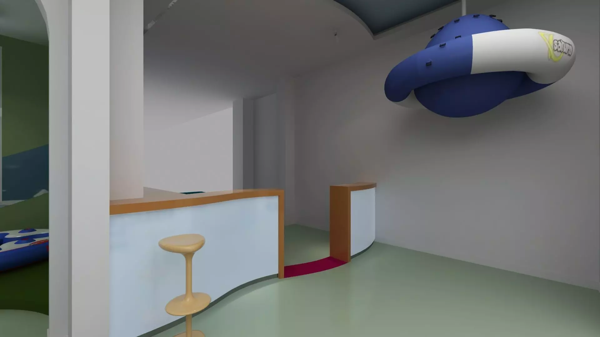 Playroom with Playground 3D model_9