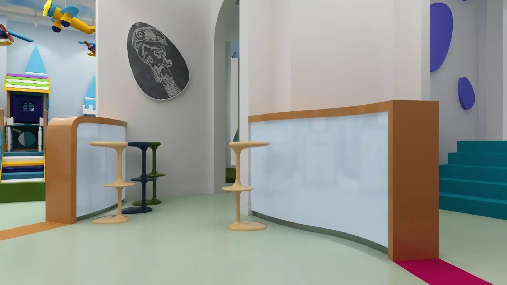 Playroom with Playground 3D model_15