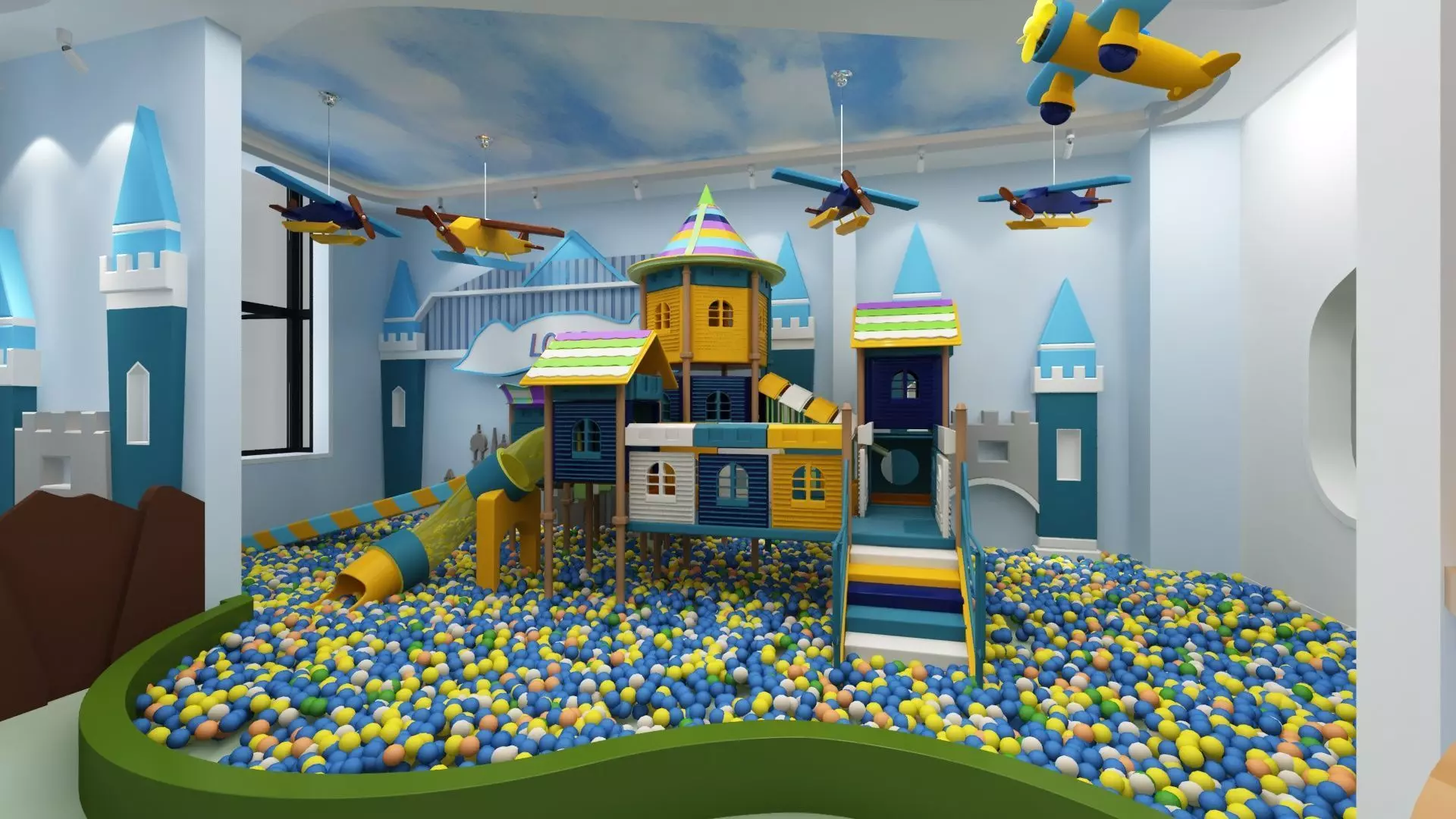 Playroom with Playground 3D model_6
