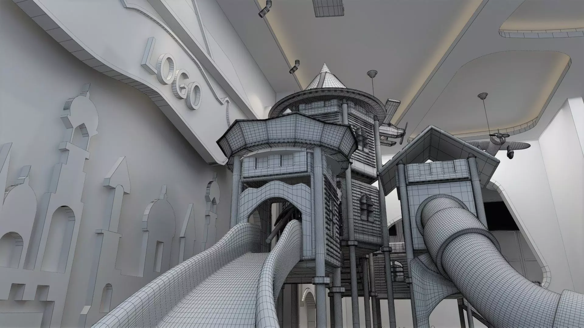 Playroom with Playground 3D model_11