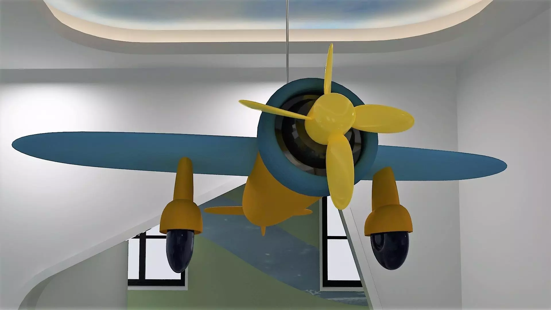 Playroom with Playground 3D model_17