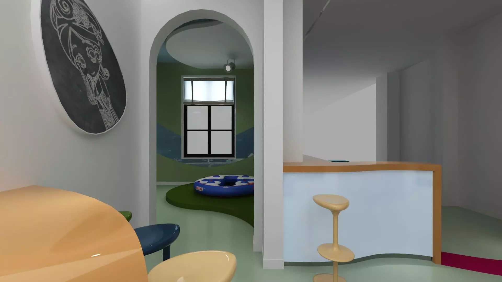 Playroom with Playground 3D model_7
