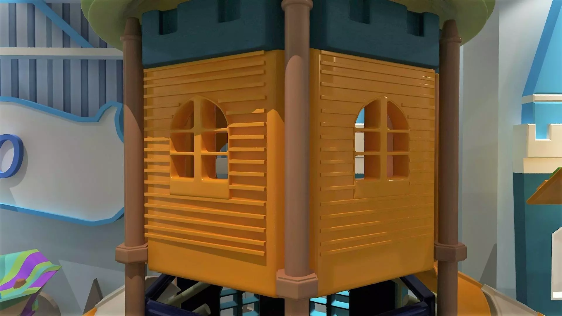 Playroom with Playground 3D model_21