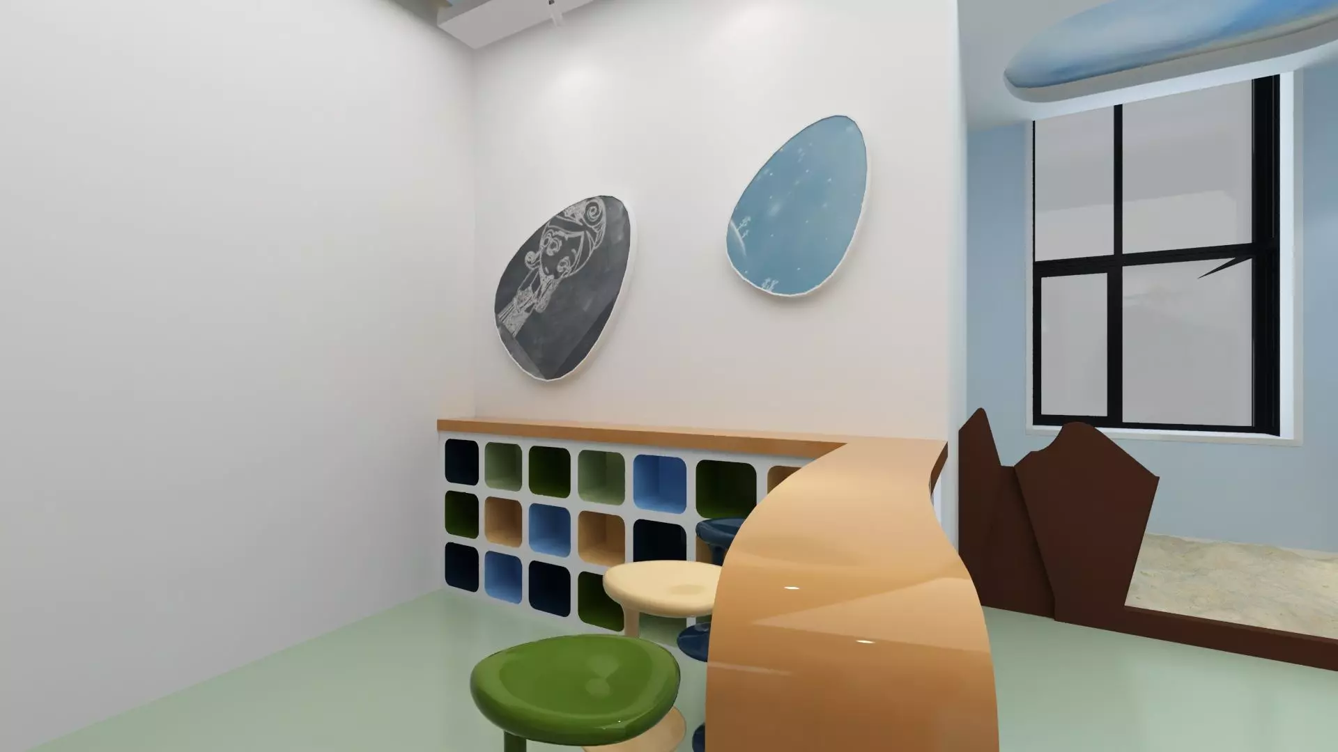 Playroom with Playground 3D model_8