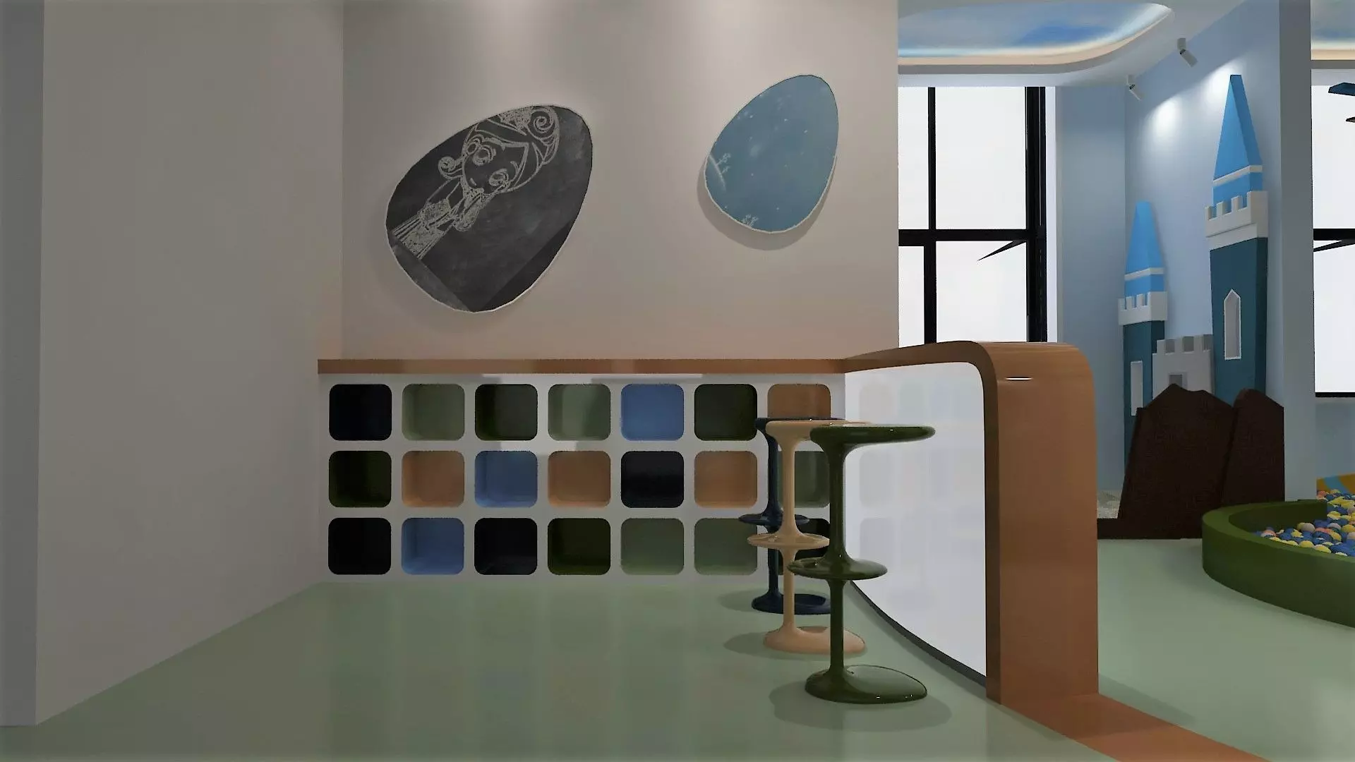 Playroom with Playground 3D model_18