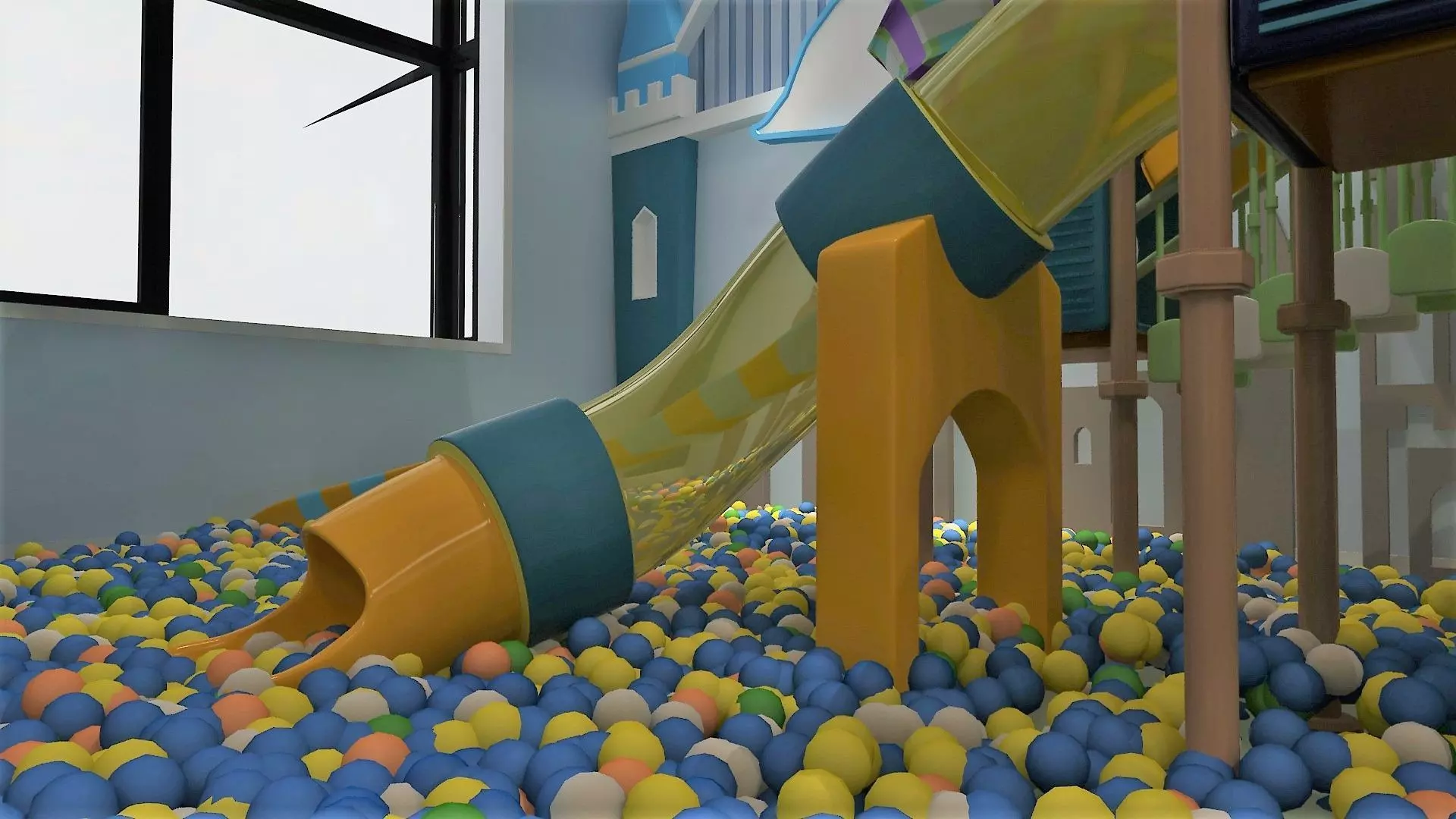 Playroom with Playground 3D model_22