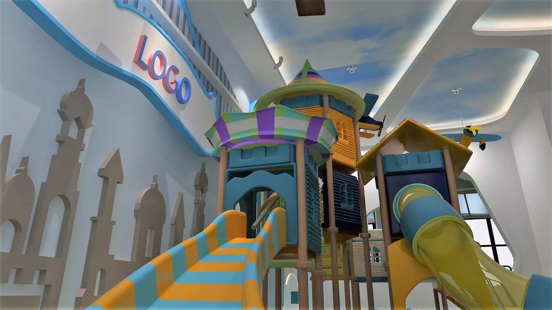 Playroom with Playground 3D model_10