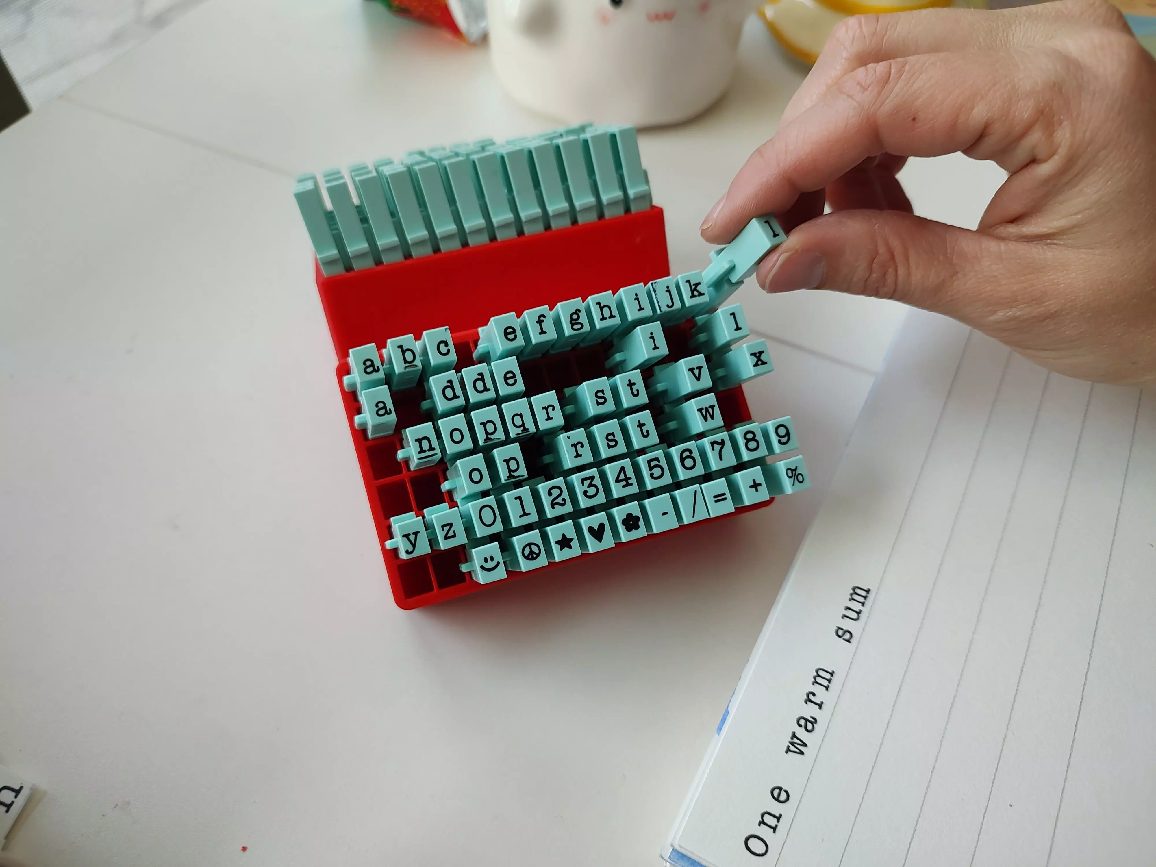 Small Stamp Holder and Organizer 3D print model_2