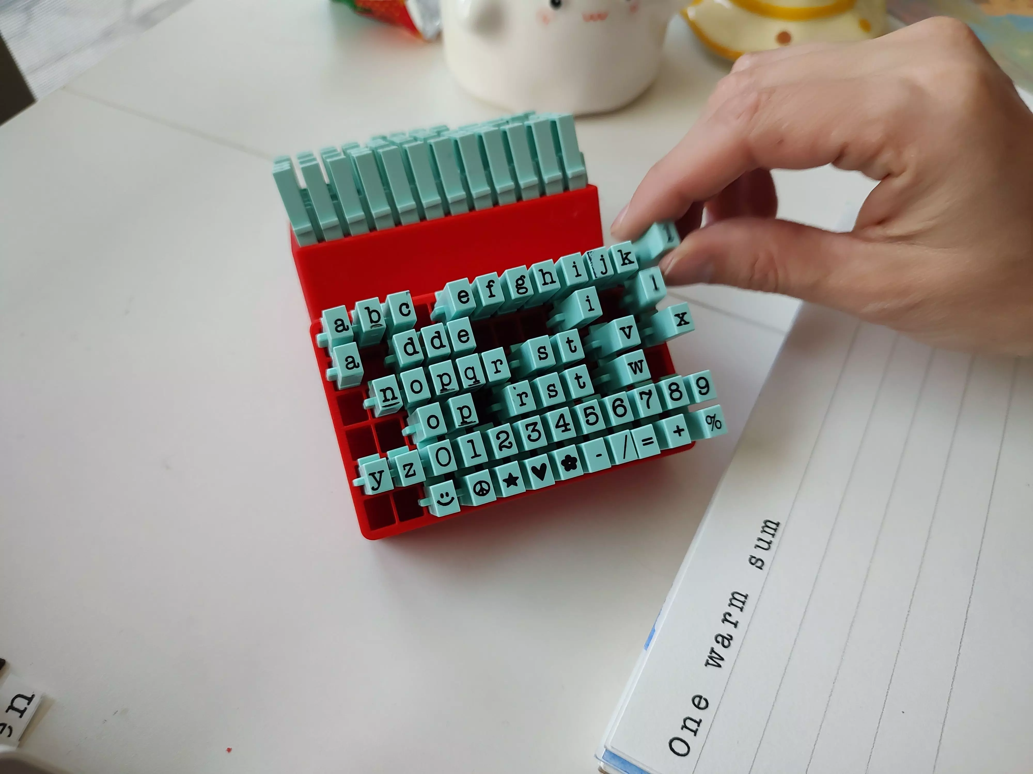 Small Stamp Holder and Organizer 3D print model_5