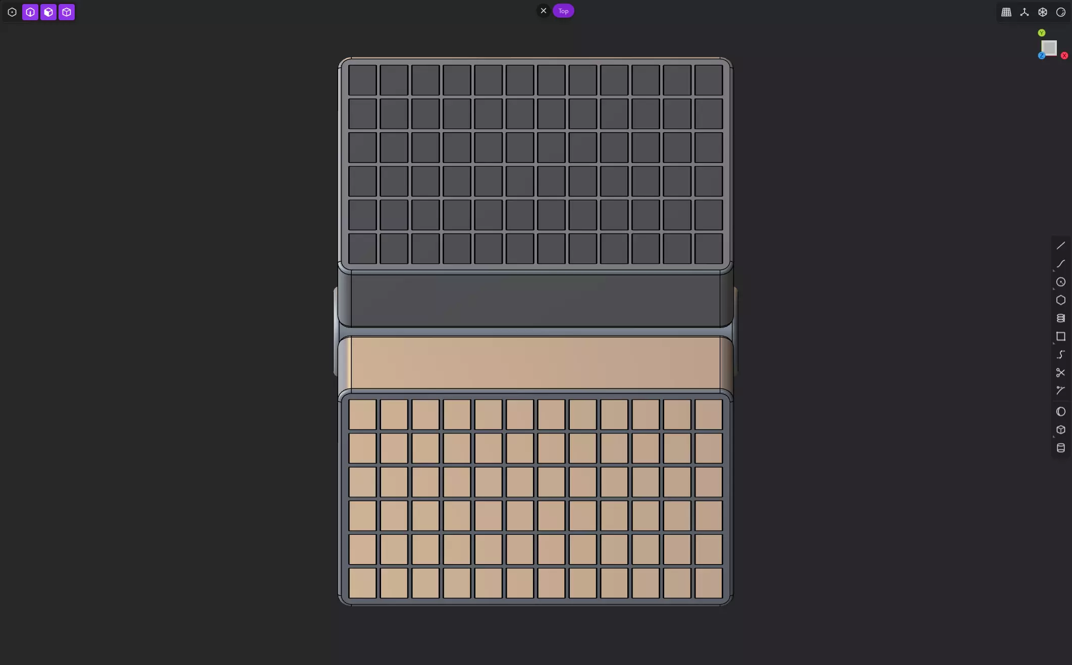 Small Stamp Holder and Organizer 3D print model_10