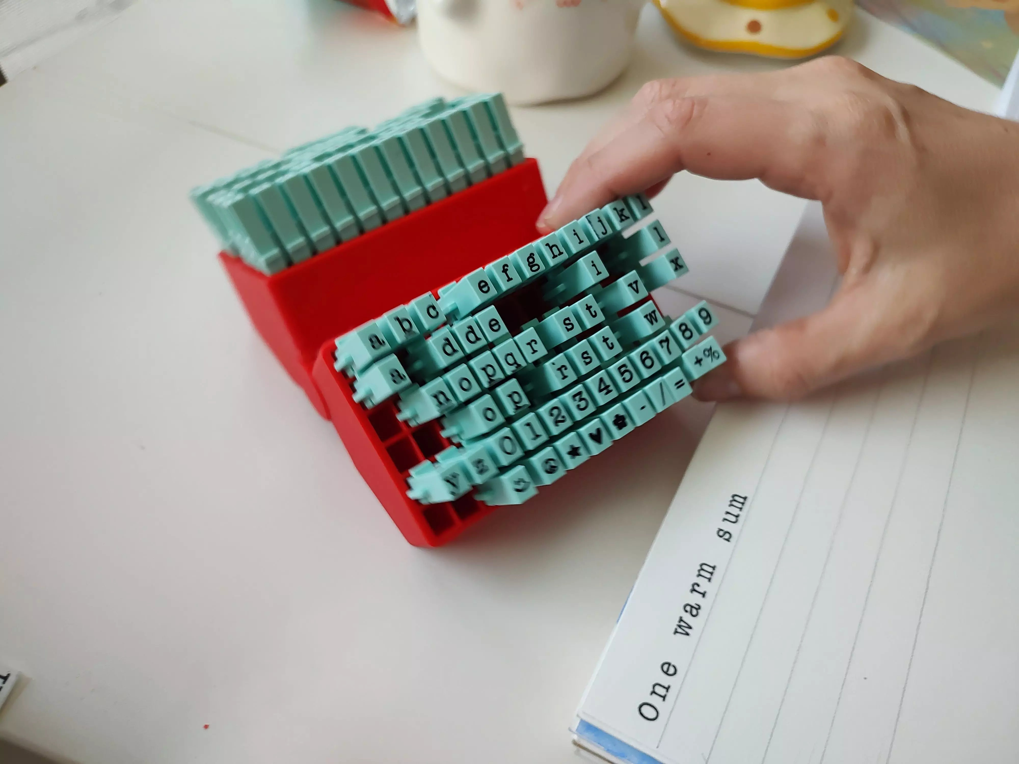 Small Stamp Holder and Organizer 3D print model_9